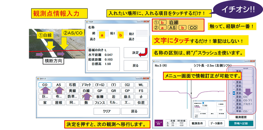 現場作業の比較（効率）